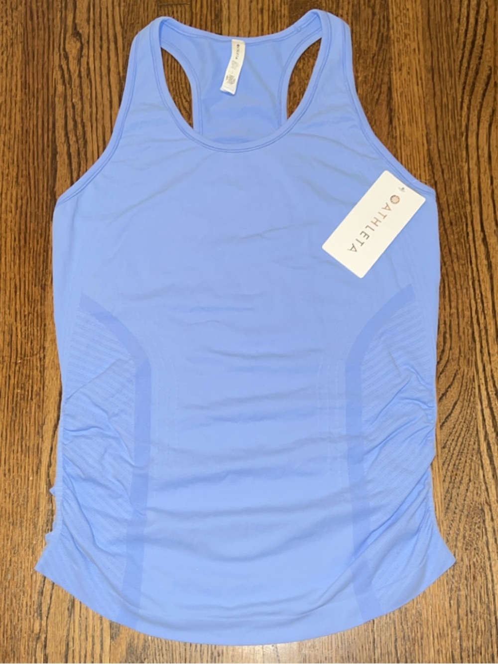 Athleta Speedlight Seamless Tank NWT Periwinkle Blue Size Large Athletic Top - Picture 1 of 5